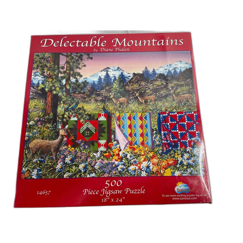 Delectable Mountains by Diane Phalen 500 Pc Puzzle 18 X 24